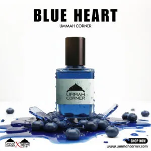Blue Heart Perfume Oil – Fruity Long Lasting Non-Alcoholic Attar