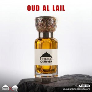 Oud Al Layl Perfume Oil – Rose Oud Woody Amber Attar for Men & Women
