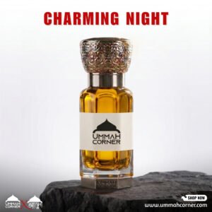 Charming Night Perfume Oil – Caramel, vanilla, amber, citrus and soft spicy attar. Long lasting, alcohol-free, premium night fragrance.