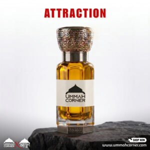 Attraction Perfume Oil – Romantic Floral Woody Musky Attar with Amber & Powdery Notes