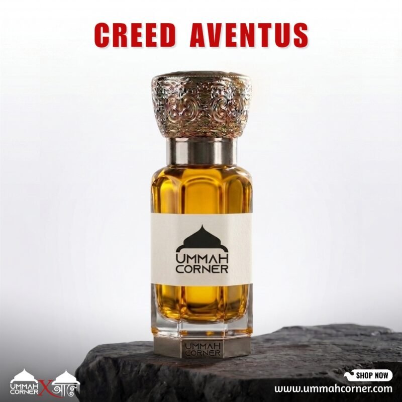 Creed Aventus Perfume Oil – fruity, woody, smoky and fresh fragrance with citrus, leather, musk, tropical and mossy accords.